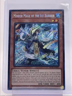 MIRROR MAGE OF THE ICE BARRIER 2024 YU-GI-OH! SECRET RARE 1ST EDITION Q5842 - Image 1