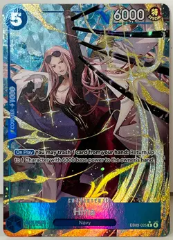 One Piece - Hina EB03-025 Alternate Art - English Heroines Edition - Alt Art - Image 1