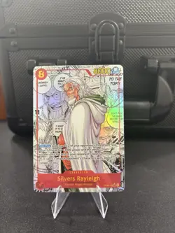 2024 ONE PIECE OP08-TWO LEGENDS MANGA ALTERNATE ART #118 SILVERS RAYLEIGH - Image 1