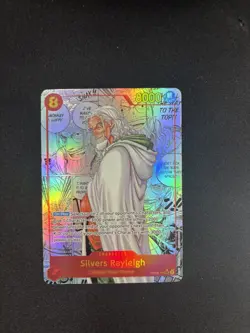 2024 ONE PIECE OP08-TWO LEGENDS MANGA ALTERNATE ART #118 SILVERS RAYLEIGH - Image 4