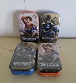 One Piece Tin Packs Vol. 2 (TS-02 OP-13) - Lot of 4 - Sealed - Image 1