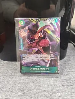 Dracule Mihawk ST12-003 Foil Illustration Box Vol 4 One Piece Promo Sealed - Image 1