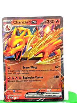 Charizard ex 161 Sv: Scarlet & Violet Black Star Promo Cards Holo Free Shipping - Image 1