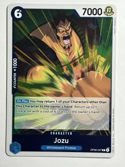 Jozu R Two Legends OP08-047 LP-NM One Piece Card - Image 1