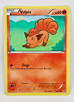 Vulpix 18/124 Pokemon Card – Dragons Exalted – common – near mint - Image 1
