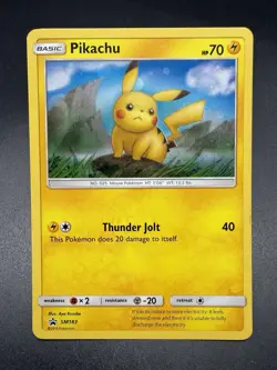 Pikachu SM183 Black Star PROMO Holo RARE 2019 Pokemon Card TCG NM/MT - Image 1