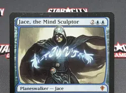 MTG Jace, the Mind Sculptor- DAMAGED -Worldwake Magic the Gathering Card # 31 - Image 3