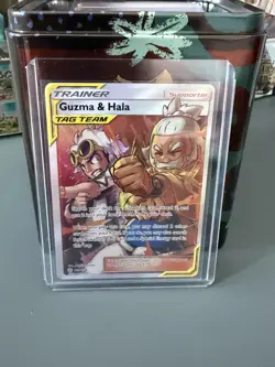 Pokemon Guzma & Hala Trainer Supporter TAG TEAM Sm-Cosmic Eclipse 229/236 Card - Image 1