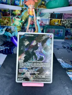 Mewtwo 052 Illustration Rare Scarlet & Violet 151 Promo Pokemon Card - Image 1
