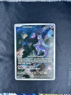 Mewtwo 052 Illustration Rare Scarlet & Violet 151 Promo Pokemon Card - Image 3
