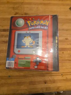 NINTENDO POKEMON Pokedex TCG Card 3 Ring Binder 1999 Vintage Pikachu Meowth 41365040775 - Image 3