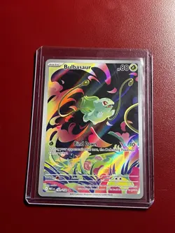 Bulbasaur 133/132 MINT/NM Pokemon Cards Illustration Rare Full Art Holo Mega - Image 2