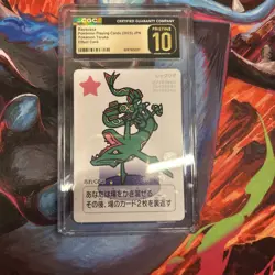 CGC PRISTINE 10 Rayquaza Taruka Card Game Pokemon Playing Cards Japan 2025 - Image 1