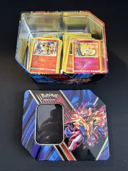 Pokemon TCG Lot 150+ Rare, Holo, Revere Holo Cards w/ Zamazenta Tin Arcanine - Image 1