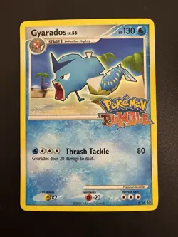 Pokemon Gyarados TCG Rumble Stamp Rare Card 6/16 2009 Edition - Image 1