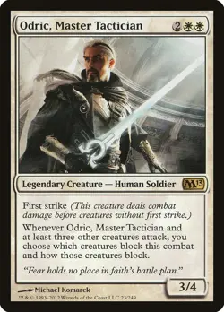MTG Odric, Master Tactician - 23 / English / Moderately Played - Image 1
