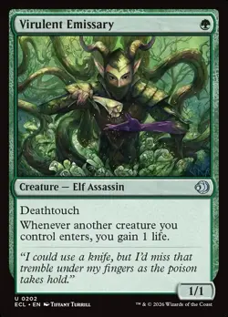 Magic: The Gathering Virulent Emissary ECL #0202 - Image 1