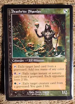 Mtg Deathrite Shaman - Retro Frame - Ravnica Remastered MINT! NEVER PLAYED! - Image 1