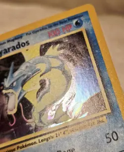 Gyarados 6/102 Base Set Unlimited Holo Vintage Pokemon TCG Card WOTC - Image 5