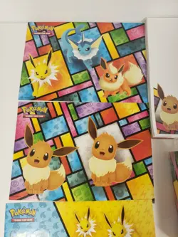 Pokemon Eevee Collector Chest 2021 Lunchbox Stickers/Notepad/Binder Promo Cards - Image 5