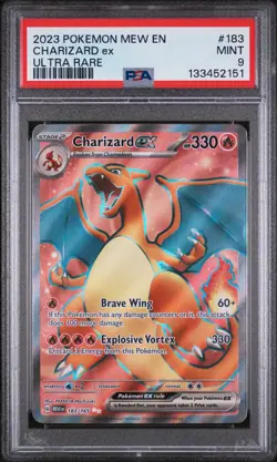 Charizard Ex Pokemon Mew En-151 183 - NM PSA 9 - Image 1