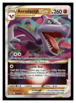 Pokemon Aerodactyl VSTAR 093/196 Lost Origin Ultra Rare - Image 1