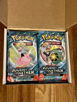 Pokemon TCG Scarlet Violet Journey Together Sealed 36 Booster Pack Lot - Image 1