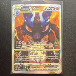 Lucario VSTAR SWSH291 Promo NM Full Art Holo Pokemon - Image 1