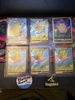 Pokemon Celebrations Pikachu Lot (6) - Image 1