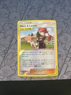 Pokemon: Misty & Lorelei #199/236 Reverse Holo Tag Team Trainer 2019 - NM+ -T187 - Image 1