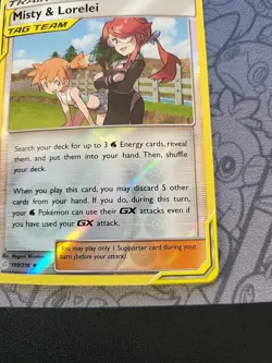 Pokemon: Misty & Lorelei #199/236 Reverse Holo Tag Team Trainer 2019 - NM+ -T187 - Image 5