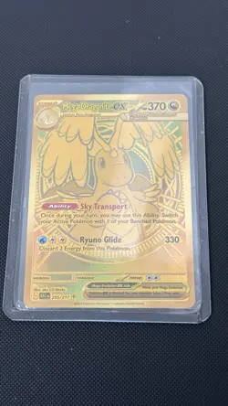Pokemon TCG Ascended Heroes Mega Dragonite Ex Gold Hyper Rare 295/217 Near Mint - Image 1