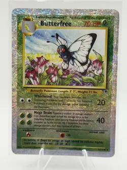 Pokemon Butterfree 70 HP Rare Reverse Holo Legendary Collection 21/110 - Image 1