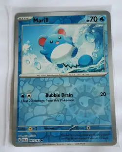 Marill - 044/193 Paldea Evolved Reverse Holo Common Pokemon - NM/MINT - Image 1