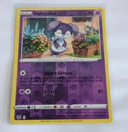 Indeedee 086/195 - REVERSE HOLO - Silver Tempest - Pokemon - NM/M - Image 1