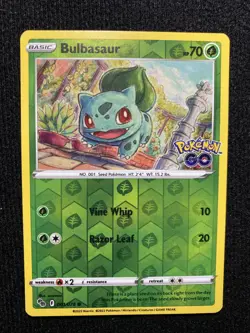 Bulbasaur 001/078 Pokemon GO Reverse Holo - Image 1