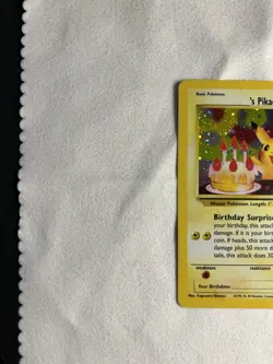 Pokemon Pikachu TCG Birthday Holo Black Star Promo #24 - Image 4