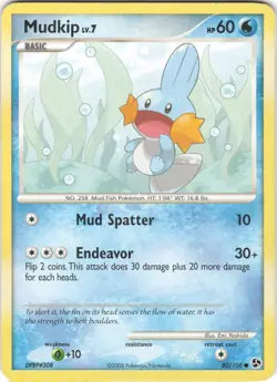 Mudkip 80/106 Common Great Encounters Pokemon MP - Image 1