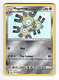 Magneton Hidden Fates: Shiny Vault #SV28 (2017) Holo NM Pokemon - Image 1