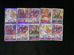 2025 One Piece S-Chinese OP08-069 OP12-073 SR Charlotte Linlin Holo Lot*10 LU57 - Image 1