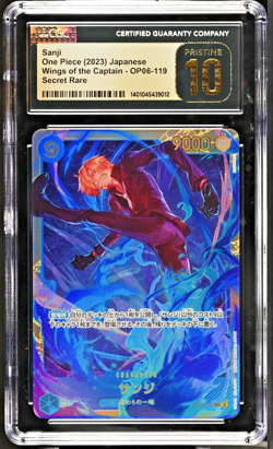 Pristine 10 Sanji OP06-119 Secret Rare 2024 One Piece Japanese - Image 1