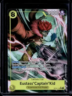 2024 One Piece Royal Blood Eustass Captain Kid Alt Art #OP10-112 - Image 1