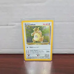 Kangaskhan card from the Pokemon Jungle set, released in 1999. - Image 1