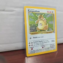 Kangaskhan card from the Pokemon Jungle set, released in 1999. - Image 3