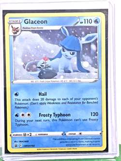Glaceon SWSH192 SWSH: Sword & Shield Promo Cards Holo *Black Star Promo* NM - Image 1