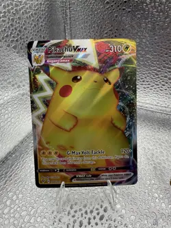 Pokemon TCG Pikachu VMAX, Eternatus VMAX, Blaziken VMAX Holo English Card Lot - Image 4