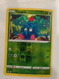Tangela 004/159 - Crown Zenith Reverse Pokemon Holo Foil Nice! - Image 1