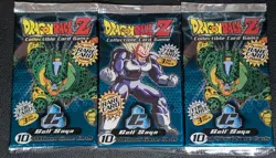 Dragonball Z CCG Cell Saga (10 Card) Unlimited Booster Pack- Sealed (3X Lot) 729946851100 - Image 1