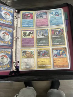 Vintage Pokemon Binder 28 Cards Inside - Image 4