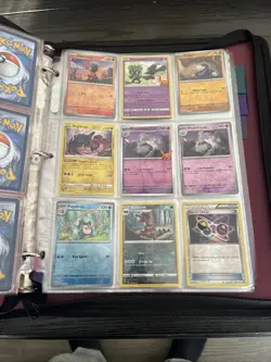 Vintage Pokemon Binder 28 Cards Inside - Image 5